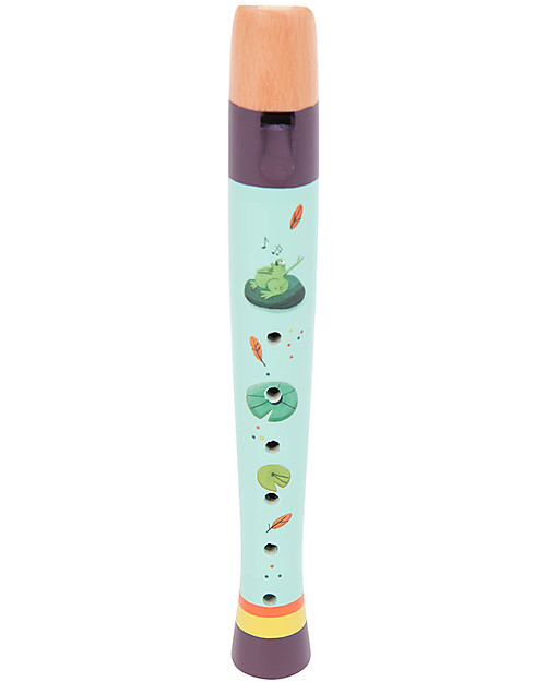 Moulin Roty Blue Flaute - Dans la Jungle - to Learn to Play Musical Instruments