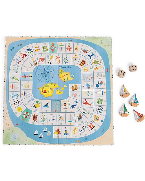 Moulin Roty Board Game The Explorer's Goose Game Board Games
