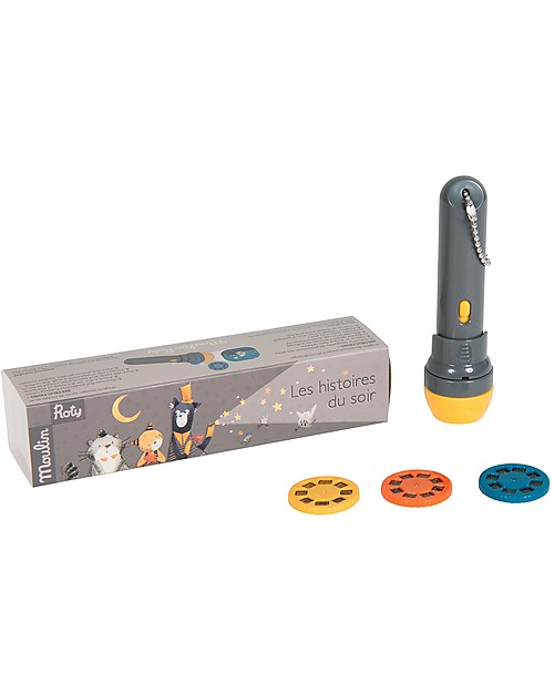 Moulin Roty Cats Storybook Torch, Les Moustaches - So Funny! Story Making Games