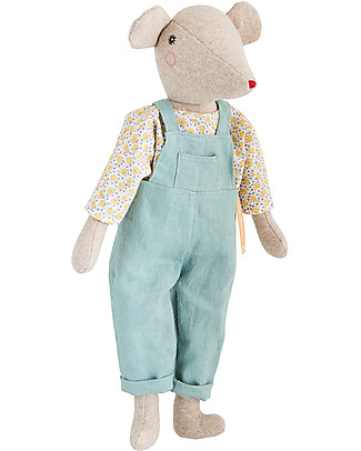 Moulin Roty Chicoré Daddy Mouse, La Famille Mirabelle - 44 cm Soft Toys