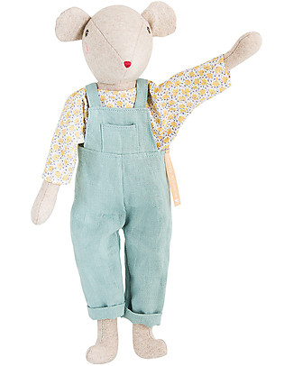Moulin Roty Chicoré Daddy Mouse, La Famille Mirabelle - 44 cm Soft Toys