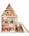 Moulin Roty Doll House, La Grande Famille - with Forniture Dolls Houses