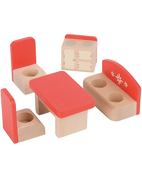 Moulin Roty Doll House, La Grande Famille - with Forniture Dolls Houses