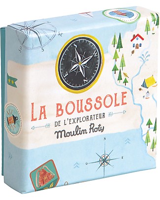 Moulin Roty Explorer's Compass, Le Jardin - For Little Adventurers Outdoor Games & Toys