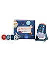 Moulin Roty Explorer's Projector - Includes 4 Discs of 8 Slides - Discover Space and the Constellations! Story Making Games