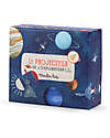 Moulin Roty Explorer's Projector - Includes 4 Discs of 8 Slides - Discover Space and the Constellations! Story Making Games