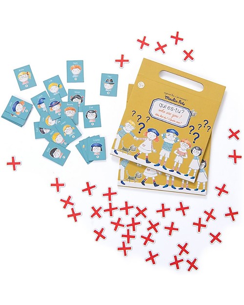 Moulin Roty Guess Who? Game - Aujourd'hui c'est Mercredi - Magnetic! Board Games