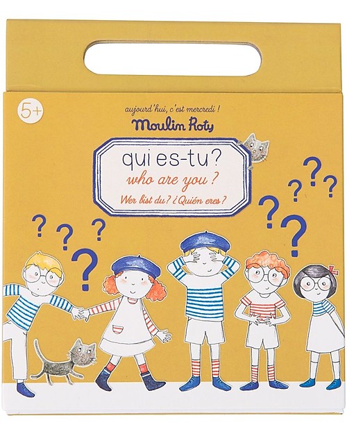 Moulin Roty Guess Who? Game - Aujourd'hui c'est Mercredi - Magnetic! Board Games