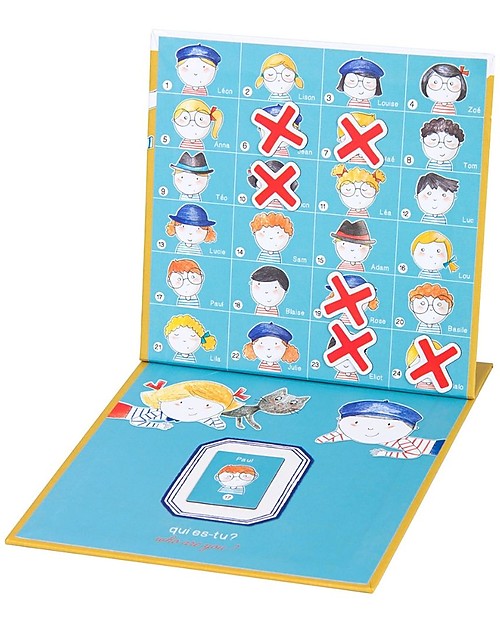 Moulin Roty Guess Who? Game - Aujourd'hui c'est Mercredi - Magnetic! Board Games