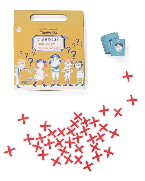 Moulin Roty Guess Who? Game - Aujourd'hui c'est Mercredi - Magnetic! Board Games