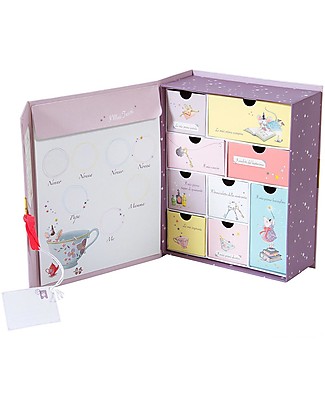 Moulin Roty Italian Suvenir Box - Il était une fois - with Many Compartments! Baby's First Albums