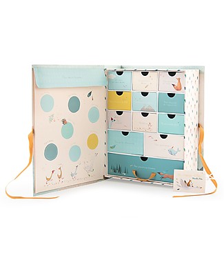 Moulin Roty Italian Suvenir Box, Le Voyaje D'olga - with Many Compartments! Baby's First Albums