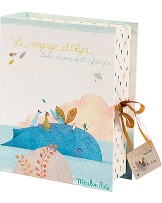 Moulin Roty Italian Suvenir Box, Le Voyaje D'olga - with Many Compartments! Baby's First Albums