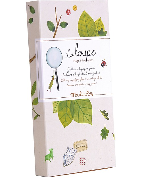 Moulin Roty Magnifying Glass, Le Jardin - for Little Explorers Outdoor Games and Toys_