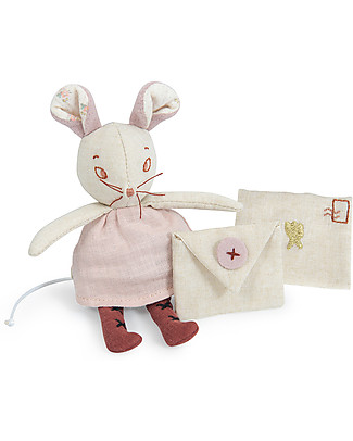 Moulin Roty Milk Tooth Mouse - Aprés la Pluie - to Keep Baby's Teeth Soft Toys