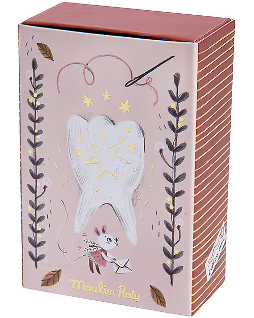 Moulin Roty Milk Tooth Mouse - Aprés la Pluie - to Keep Baby's Teeth Storage organisers