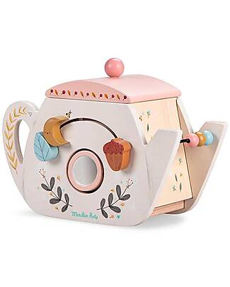 Moulin Roty Multi-Activity Teapot - Après la Pluie - Wood Musical Instruments