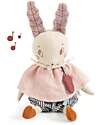 Moulin Roty Musical Bunny - Après la Pluie" - OEKO-TEX® Certified Soft Toys