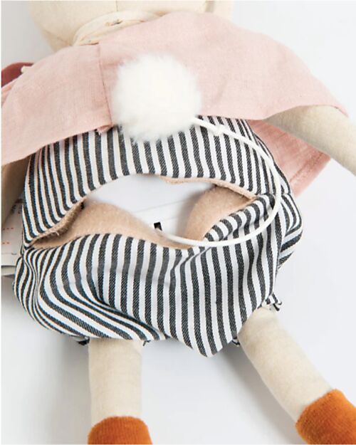 Moulin Roty Musical Bunny - Après la Pluie" - OEKO-TEX® Certified Soft Toys