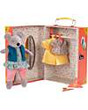 Moulin Roty Nini’s Wardrobe Suitcase - A Magical Closet for Little Adventures Puppets