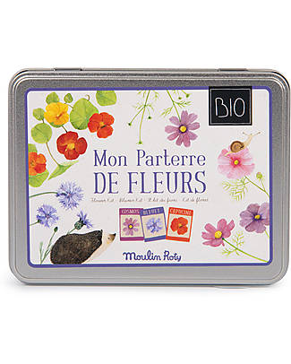 Moulin Roty Organic Flowerbed Kit - The Mill Garden Gardening Toys