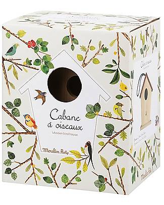 Moulin Roty OUTLET - Bird House, Le Jardin - 17x18x22 cm - Showroom Sample Outdoor Games and Toys_