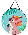 Moulin Roty Playing Tent - Jungle - Turquoise - with Bag - 104 x 140 cm Tepees & Tents