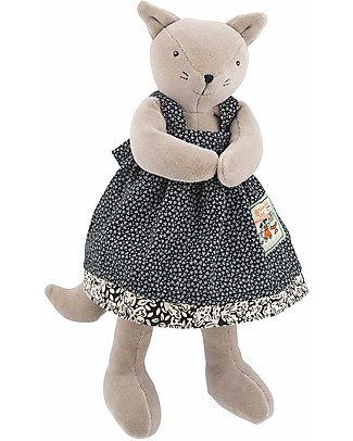 Moulin Roty Plush Agathe the Cat - La Grande Famille - 30 cm Soft Toys