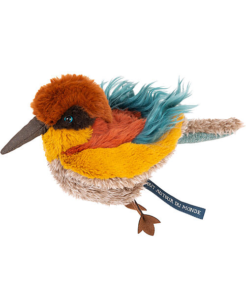 Moulin Roty Plush Bird - Bee-eater - 22 cm Soft Toys
