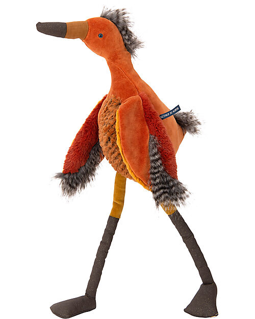 Moulin Roty Plush Bird - Red Heron - 60 cm Soft Toys