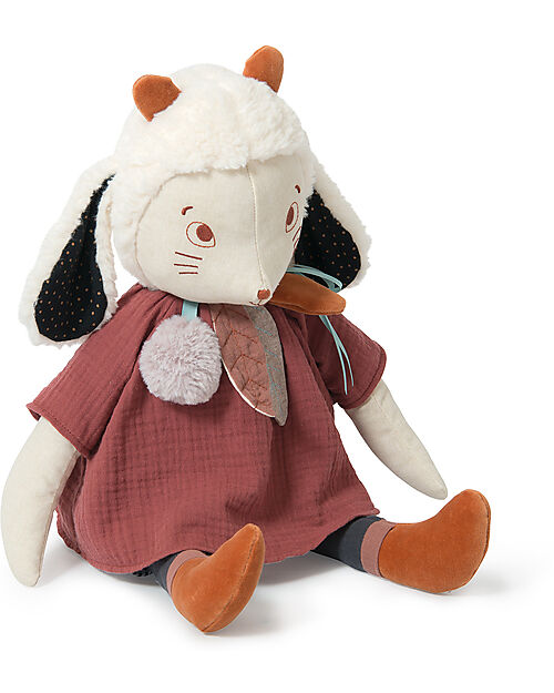 Moulin Roty Plush Fenouil the Sheep - White - 55 cm Puppets