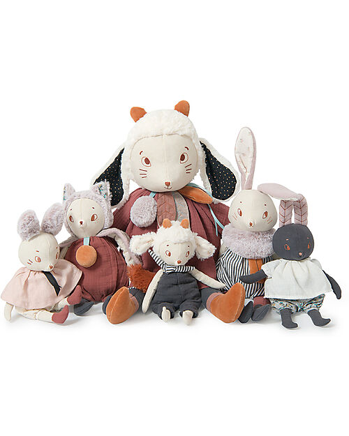 Moulin Roty Plush Fenouil the Sheep - White - 55 cm Puppets