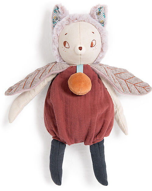 Moulin Roty Plush Giboulée the Winged Cat - Beige - 30 cm Puppets