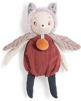 Moulin Roty Plush Giboulée the Winged Cat - Beige - 30 cm Puppets