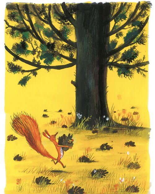 Moulin Roty Plush Squirrel - Ecole des Loisirs Soft Toys