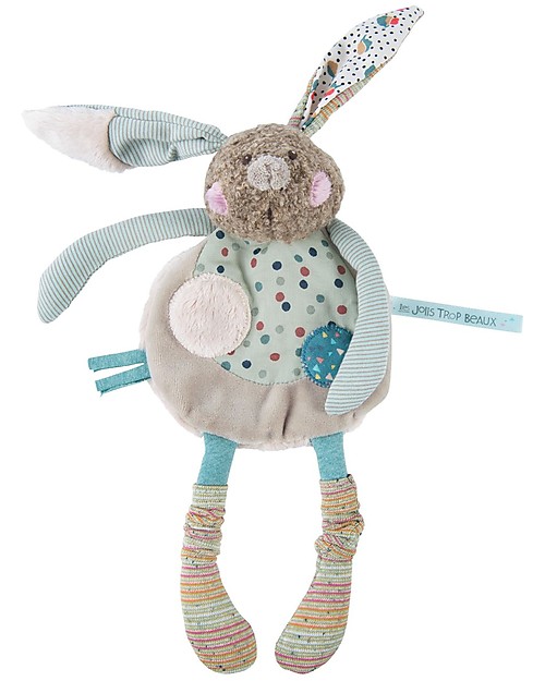 Moulin Roty Rabbit Conforter, Les jolis Trop Beaux - For Newborns Doudou & Comforters