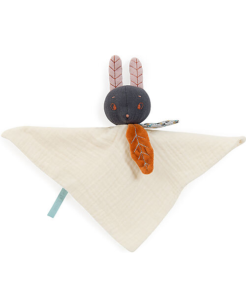 Moulin Roty Rabbit Doudou - Cream - Bio Cotton and Linen Doudou & Comforters