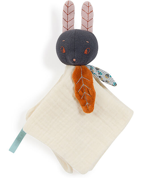 Moulin Roty Rabbit Doudou - Cream - Bio Cotton and Linen Doudou & Comforters