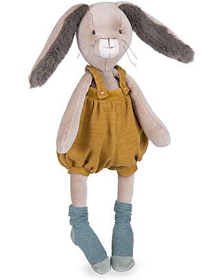 Moulin Roty Rabbit Soft Toy - Ocher - 38 cm Puppets