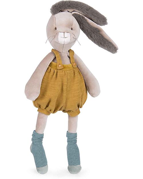 Moulin Roty Rabbit Soft Toy - Ocher - 38 cm unisex (bambini)