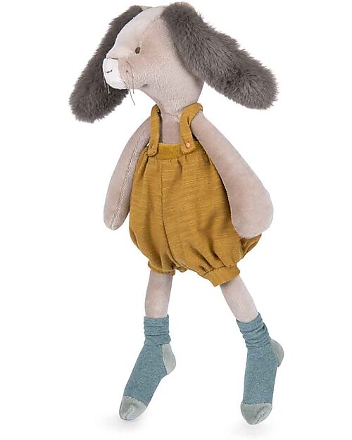 Moulin Roty Rabbit Soft Toy - Ocher - 38 cm unisex (bambini)