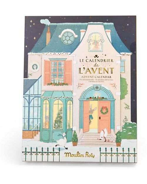 Moulin Roty School of Dance Advent Calendar - Story Projector Lamp with 23 Discs Advent Calendars