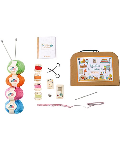 Moulin Roty Sewing Kit - Jouets d'hier - Complete of Everything Art & Craft Kits