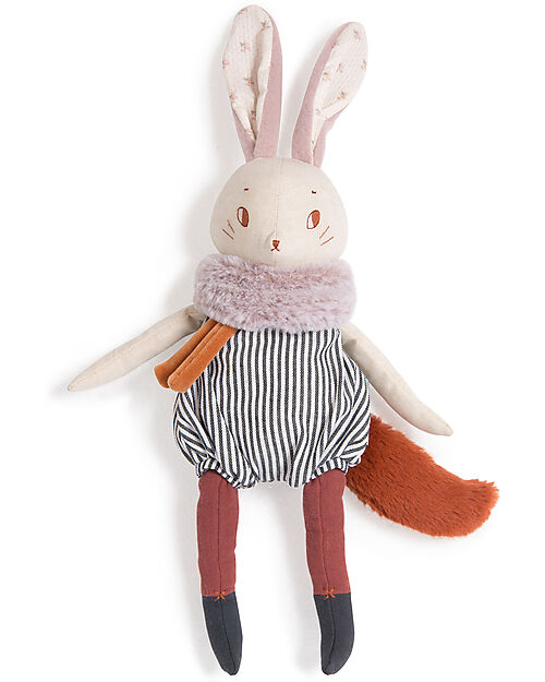 Moulin Roty Soft Toy Bunny - Beige - 44 cm Puppets