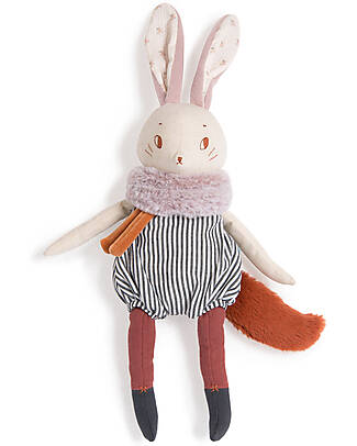 Moulin Roty Soft Toy Bunny - Beige - 44 cm Puppets