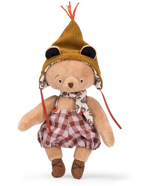 Moulin Roty Soft Toy Emile Bear - Les Minouchkas - 23 cm - Cotton Puppets