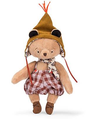 Moulin Roty Soft Toy Emile Bear - Les Minouchkas - 23 cm - Cotton Puppets