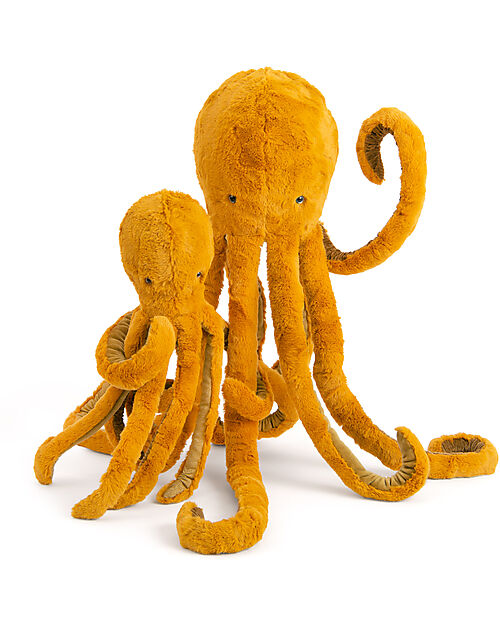 Moulin Roty Soft Toy Little Octopus - Orange - 45 cm Soft Toys
