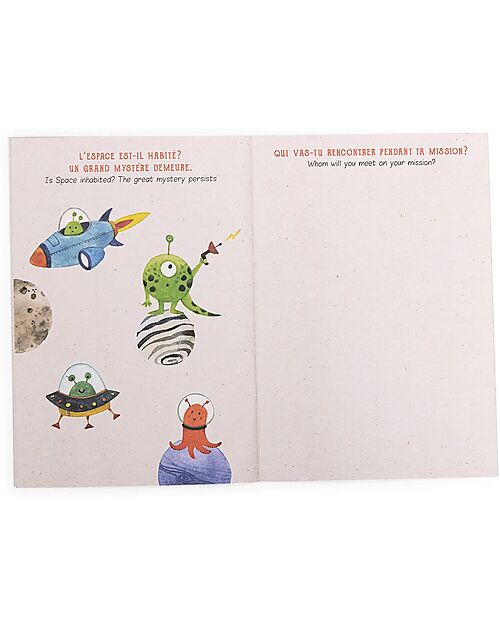 Moulin Roty Space Discovery Box - Le Jardin du Moulin - Italian / English - 75 Accessories STEM toys