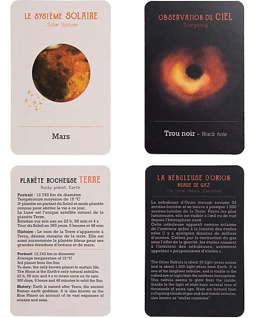 Moulin Roty Space Discovery Box - Le Jardin du Moulin - Italian / English - 75 Accessories STEM toys